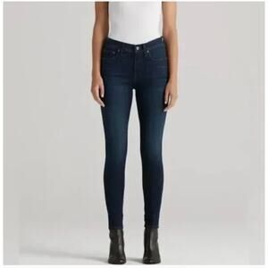 NWT Edwin‎ Jeans Womens Sz 28 Denim Blue Dark Wash Pixie Mid Rise Skinny